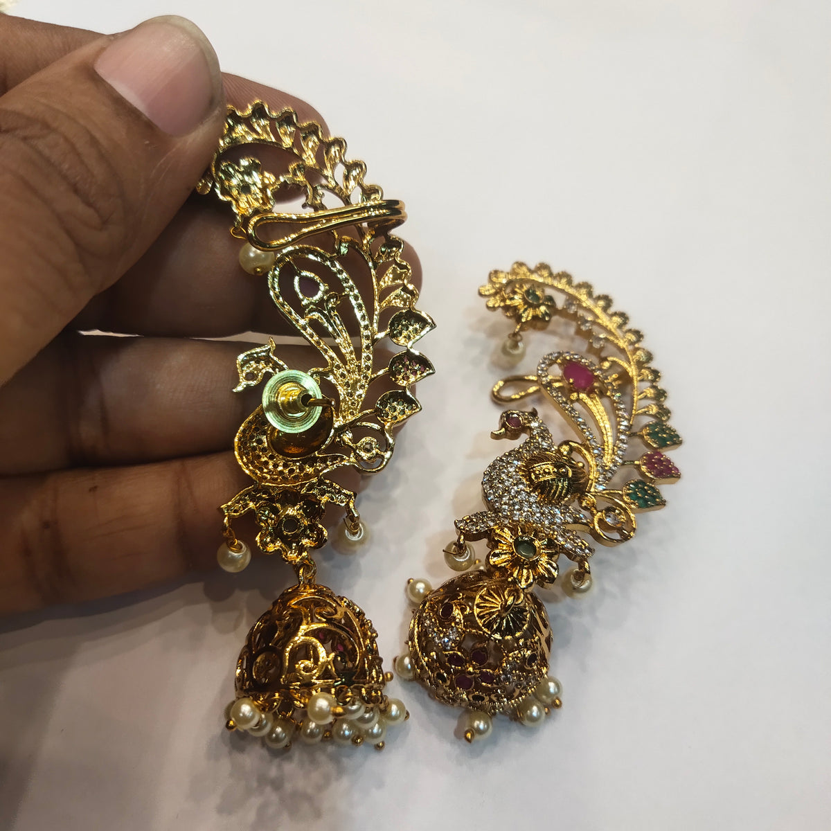 Asp Antique Zircon Ear Cuffs