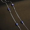 Stylish Asp Sterling Silver Evil Eye Beaded Anklets