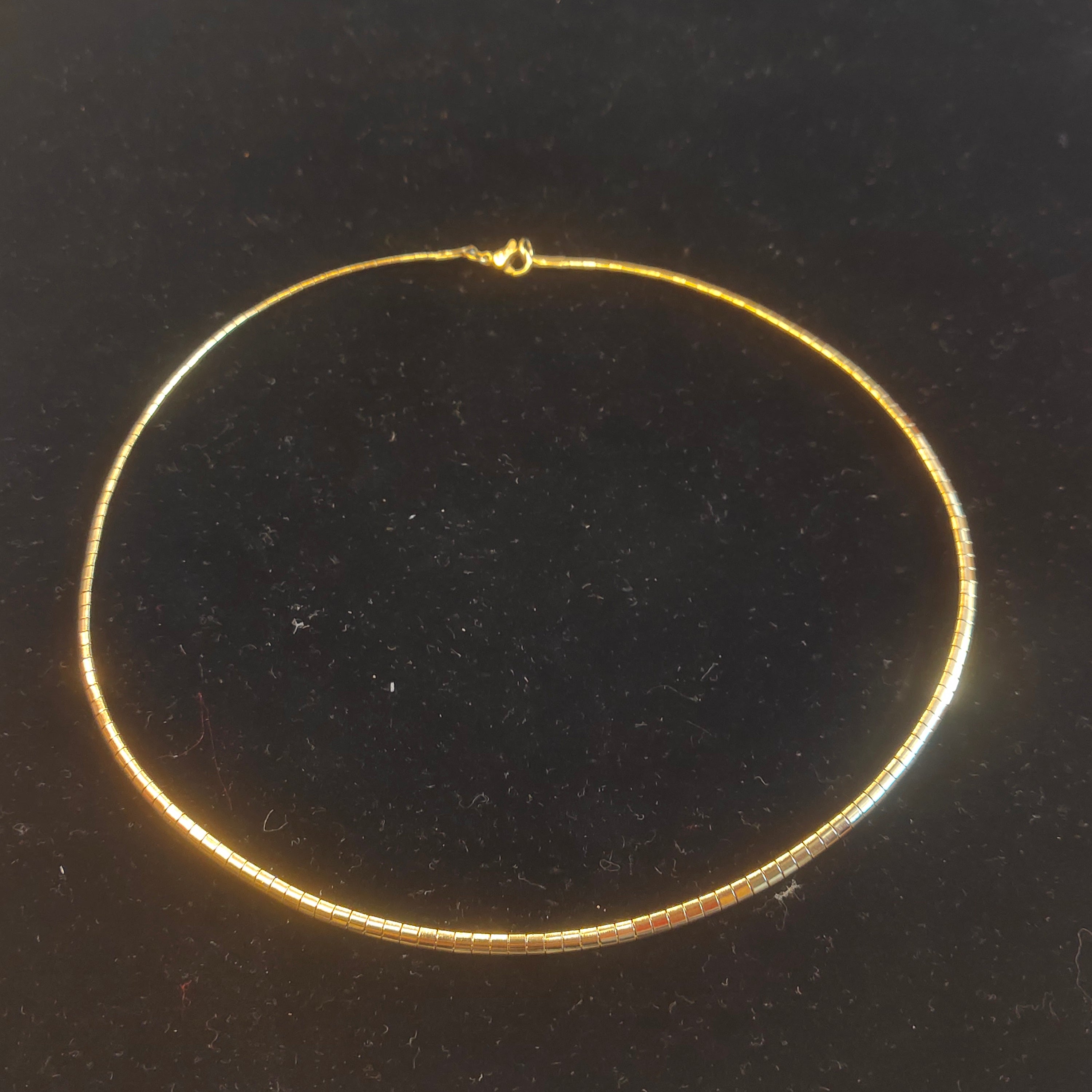 Gold Omega Necklace