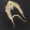 Emerald Floral Temple Vanki - Traditional South Indian Armlet