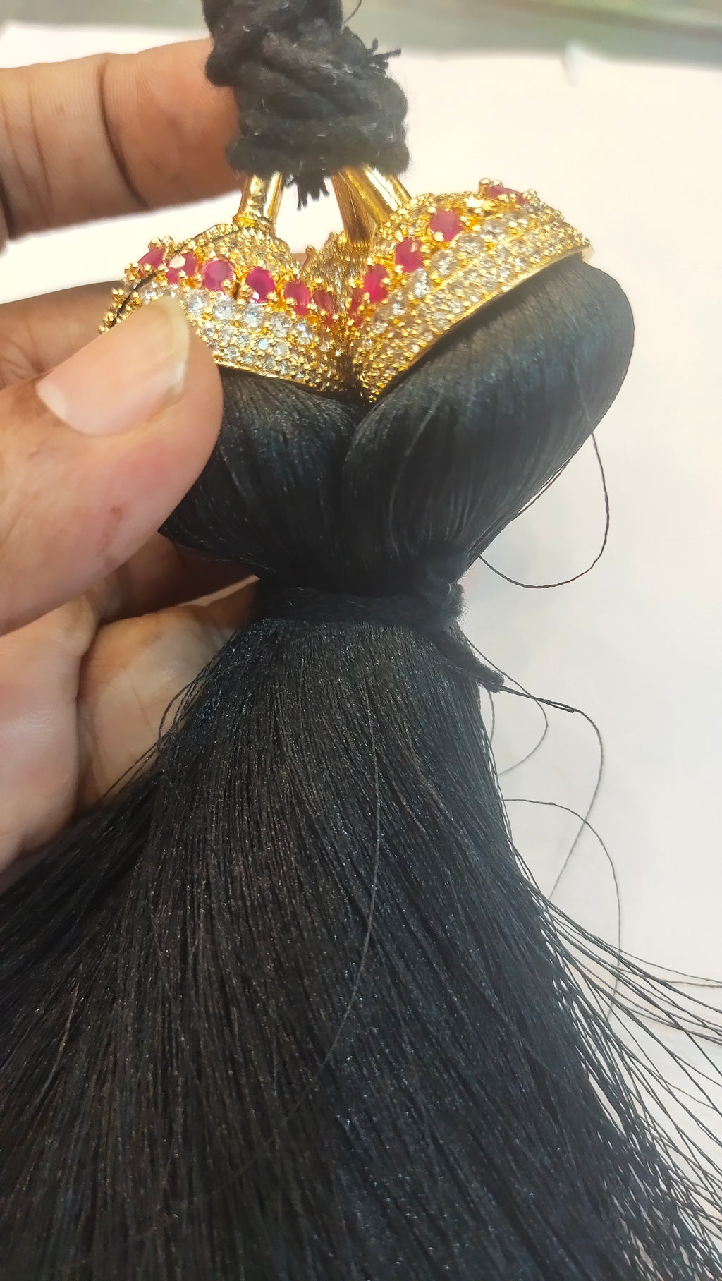 Asp Zircon Kunjalam - Kuppulu - Jada Gantallu - For Classical Dance Hair Extension