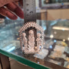 "Shining Devotion: The Pure Silver Sri Ram Darbaar Idol"