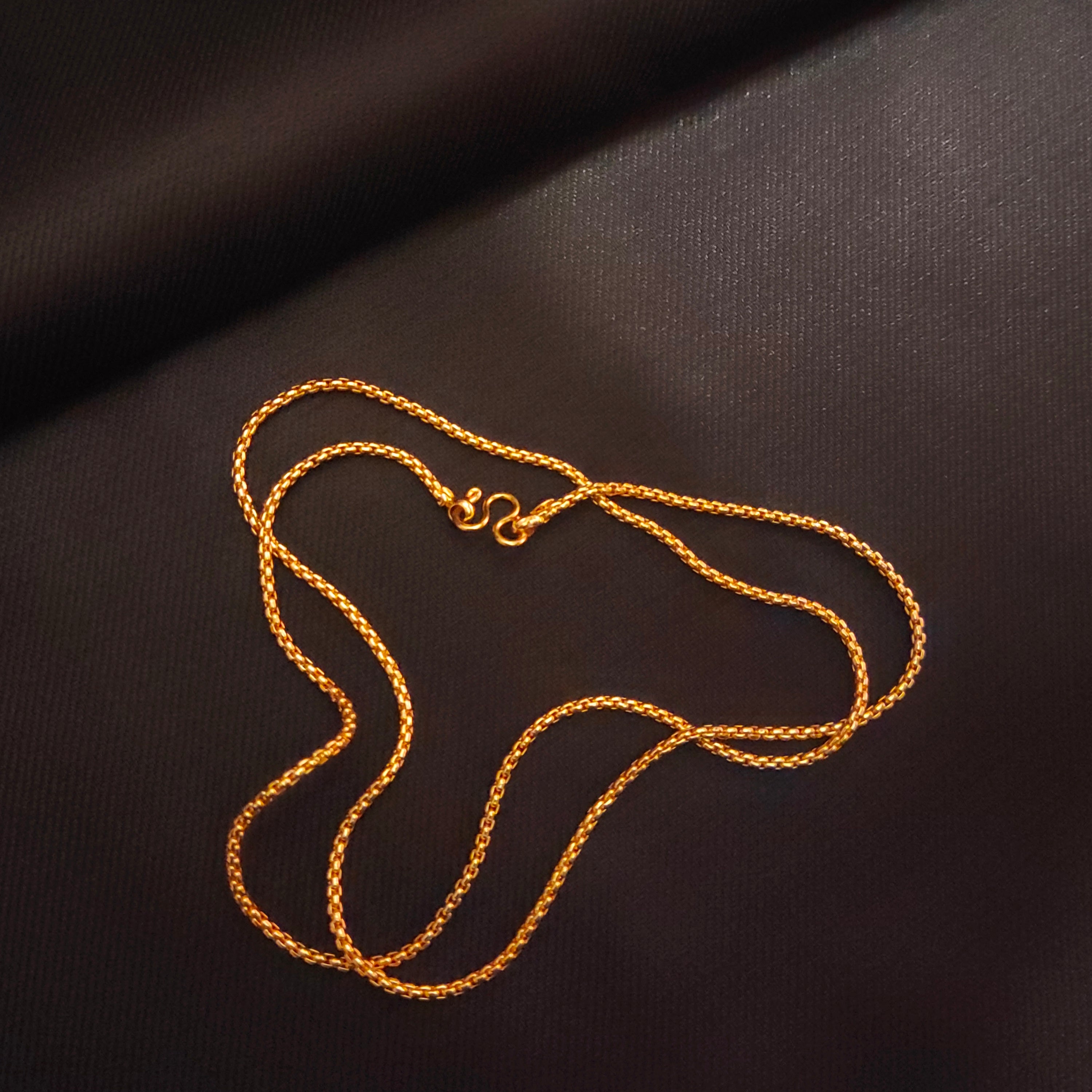 One Gram Gold Micro Plated Bambato Chain By Asp Fashion Jewellery