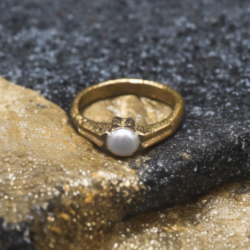 Pearl Panchloha Ring - Unisex Anti-Tarnish