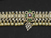 Stunning Zircon 24K Gold Plate Stylish Chain Vaddanam.