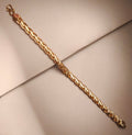 ASP Gold Plated Bracelet for Men - Glistening Elegance Collection