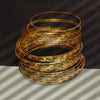 The Ultimate One Gram Gold Plated 24 Thin Bangles Set by Asp Fashion Jewellery