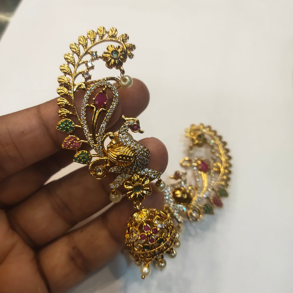 Asp Antique Zircon Ear Cuffs