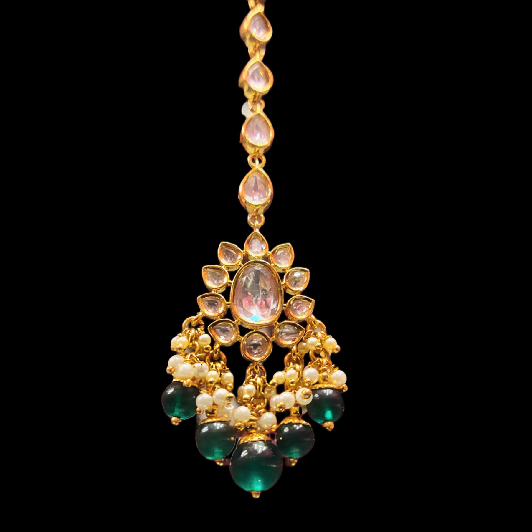 Enhance Your Bridal Look - Stunning Kundan Maang Teeka by Asp Fashion Jewellery