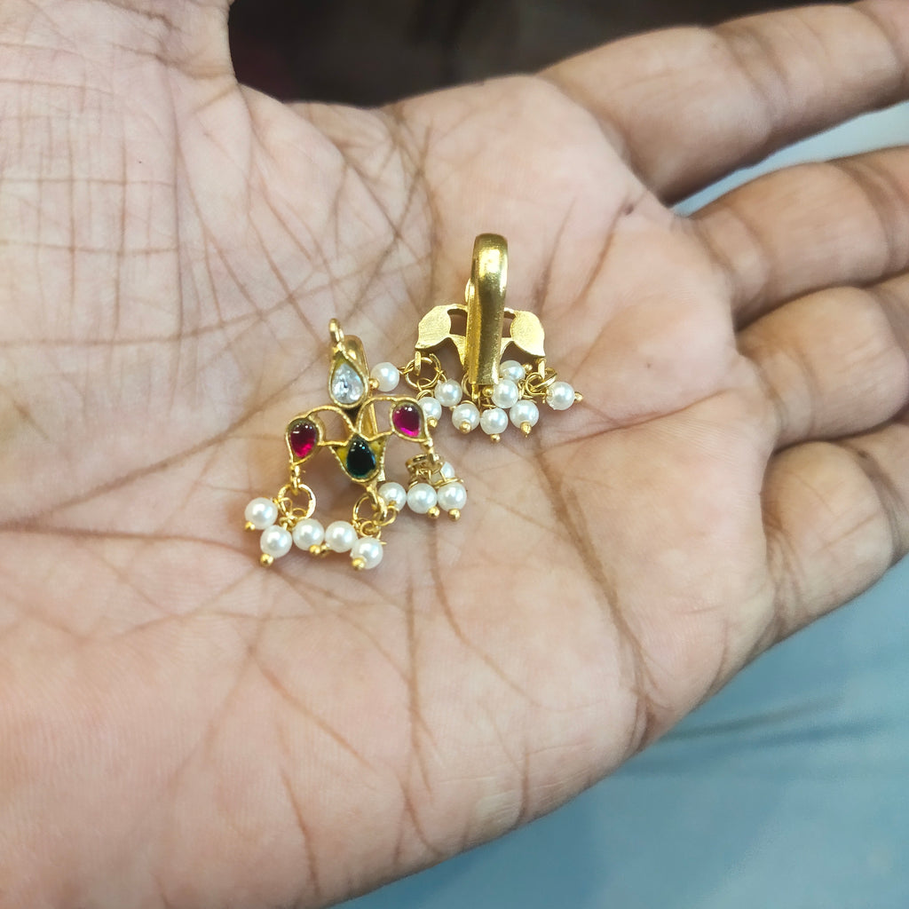 Royal Kundan Bugadi Earrings - Heritage Bridal Collection