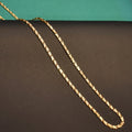 "Dripping in Luxury: The ASP 24k Gold Plated 30-Inch Chain"