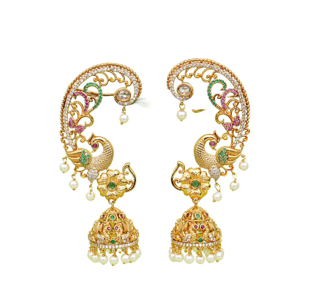 Asp Antique Zircon Ear Cuffs