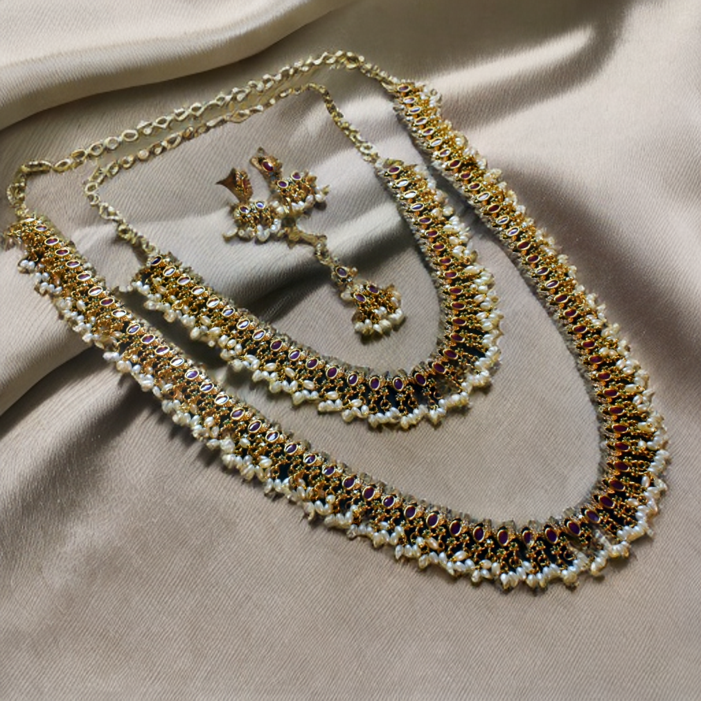 Asp Antique Pearls Guttapusalu Necklace set