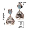 "Dazzling Elegance: Embrace Style with Oxidized Jermon Silver Jhumka Earrings by Asp Fashion Jewellery"