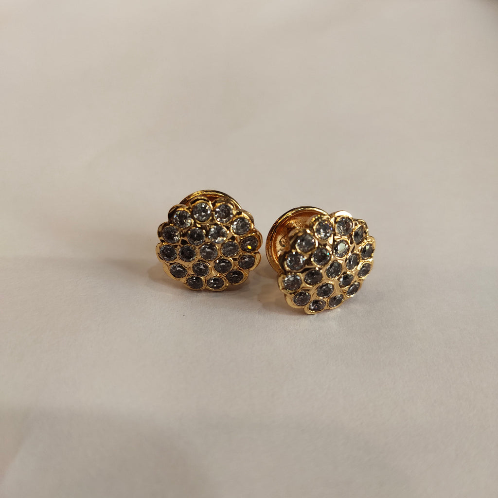 Panchaloha Stud Earrings for Women - Authentic Five Metal Jewelry