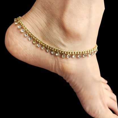 "Embrace Elegance & Tradition: Cz Panchloha Pattilu Anklets by ASP Fashion Jewellery"