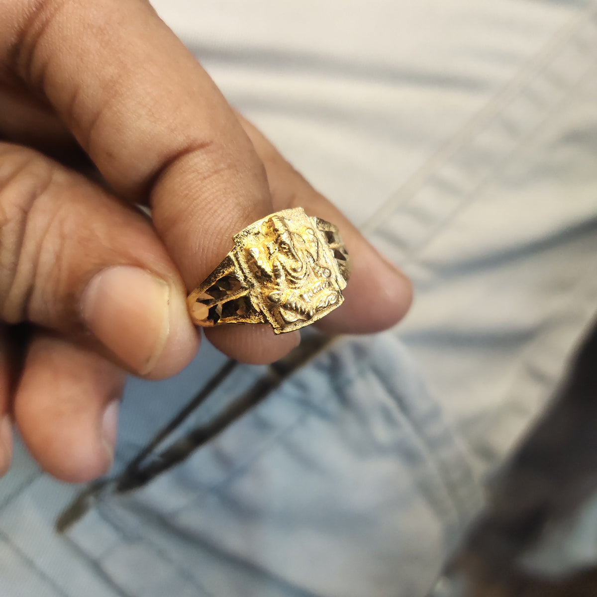 Panchaloha Lord Ganesha Ring
