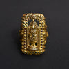 Asp Handcrafted Pure Silver Lord Balaji Ring With Vishnu Vishwaroop for Men
