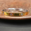 925 Silver Love Bangle Bracelet (Cartier Style) - Gold & Rose Gold Plated - Unisex