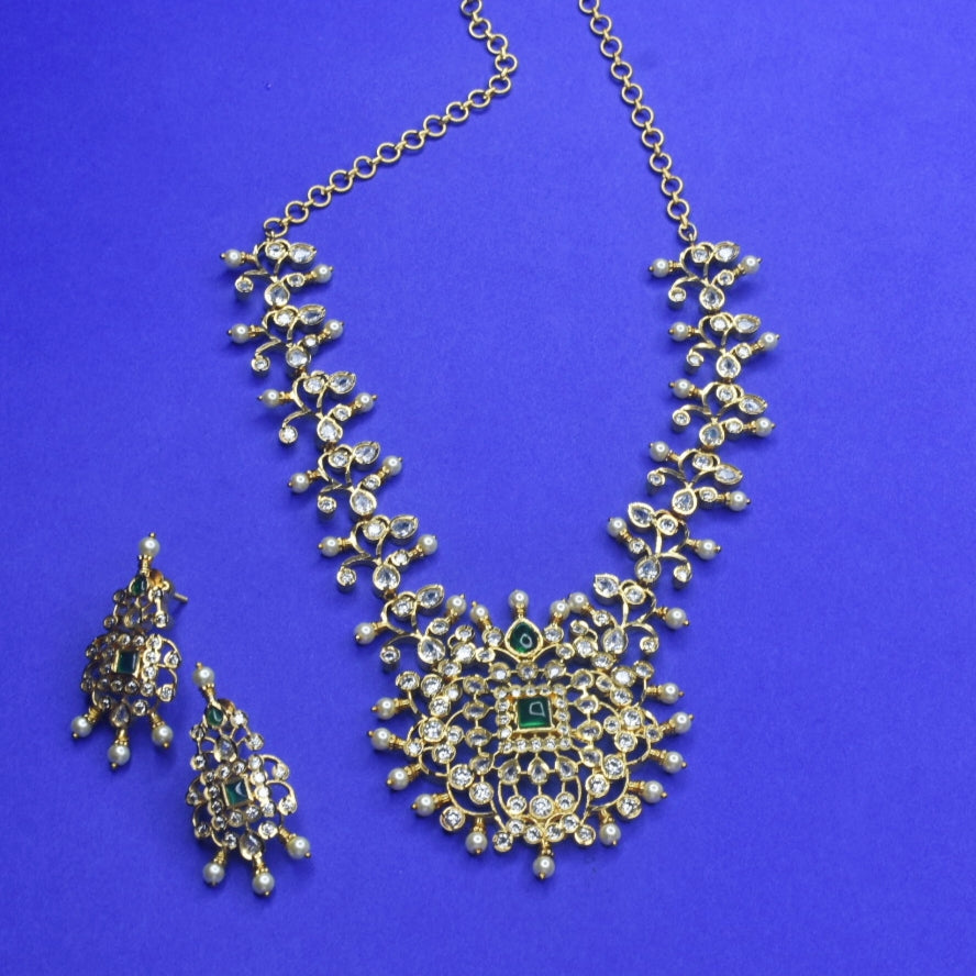 "Sparkle and Shine: The Ultimate Zirconia Necklace Set by Asp Fashion Jewellery"