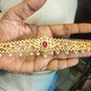 24K Gold Plated Zircon Chain Vaddanam