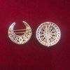 Temple Jewelry Brooches - Crescent & Circular Design