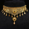 Gold Forming Choker with Earrings - 24K Gold Plated Premium Finishing