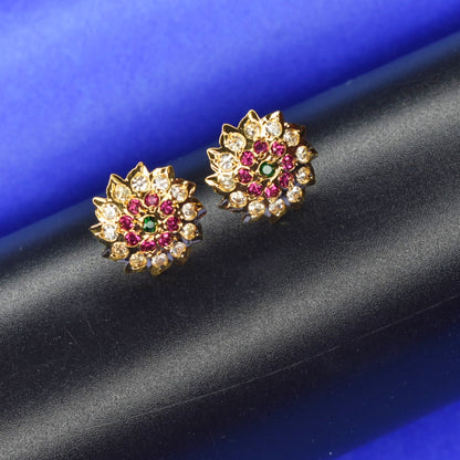 One Gram Gold Daily Wear Kammalu Earrings