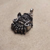 Asp Silver Mahakal Pendant for Men