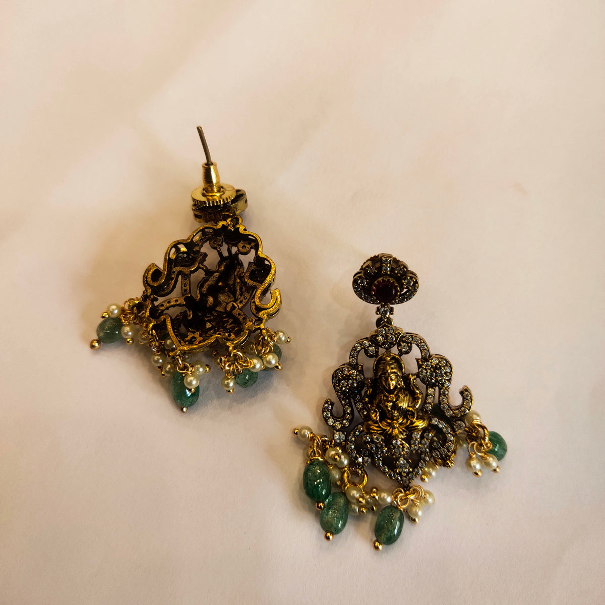 Asp Victorian Kundan Lakshmi Necklace Set