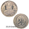 999 Pure Silver Coin - Laxmi & Shree Design (20 Grams, 4cm)