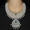 "Shine Bright: The Stunning Gj Polished American Diamond Necklace by ASP Fashion Jewellery"