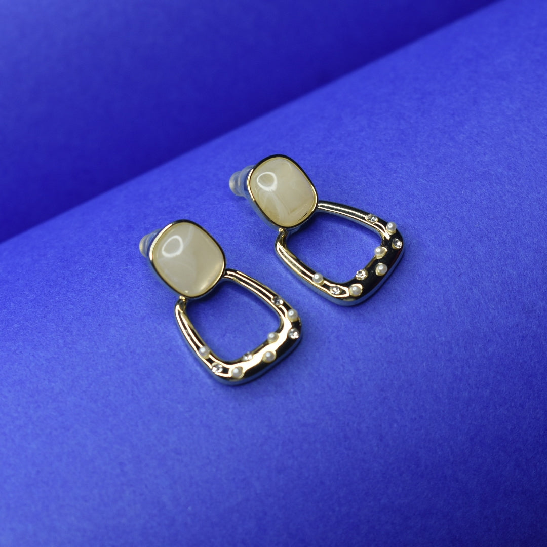 Trendy Alloy Earrings - Stylish Office Wear Jewelry