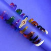 "Transform Your Style: 12 Colorful Bangle Bracelets to Mix and Match with Changeable CZ Pendant"