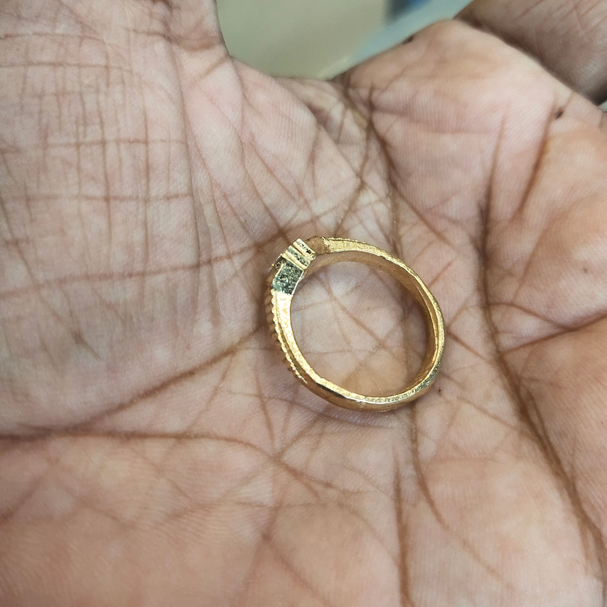 White Zircon Panchloha Ring - Unisex Anti-Tarnish