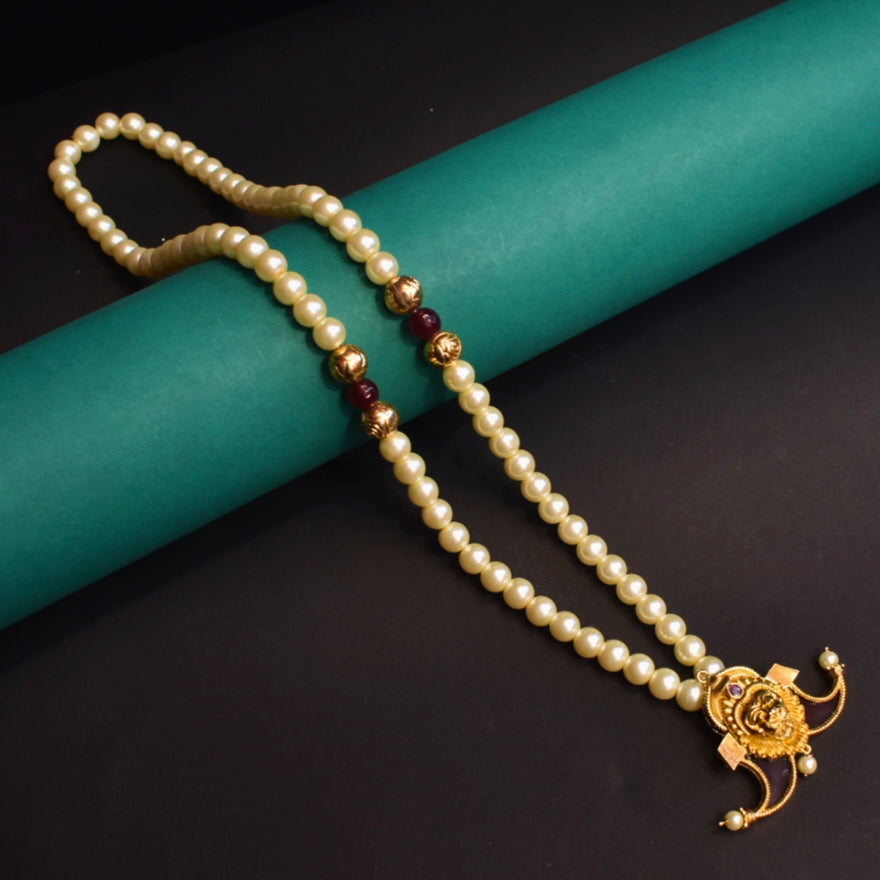 Narsimha Swami Puligoru Pendant Mala for Groom