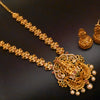 "Glow with Elegance: The Exquisite Asp Fashion Jewellery Antique Goddess Laxmi Necklace Set"