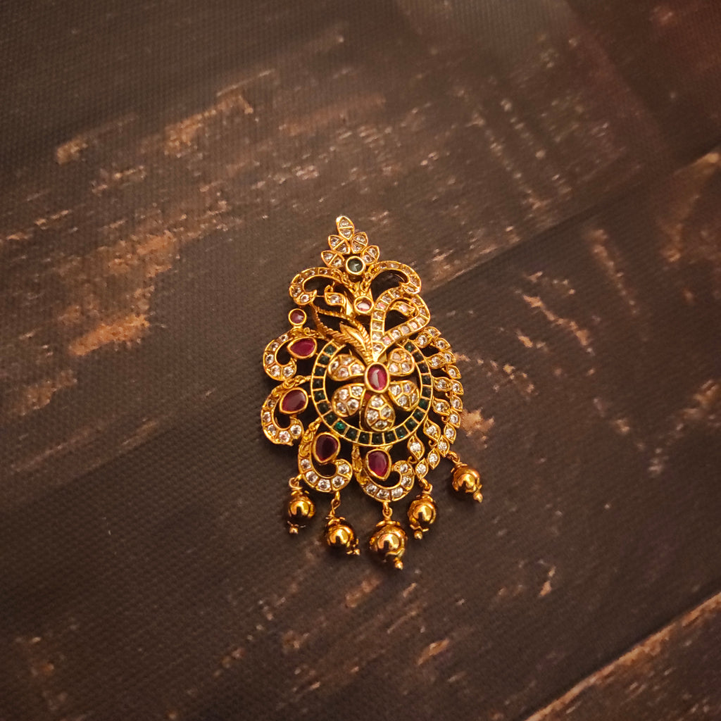 Fashionable Antique Saree Pin - Vintage Indian Brooch | Asp Fashion