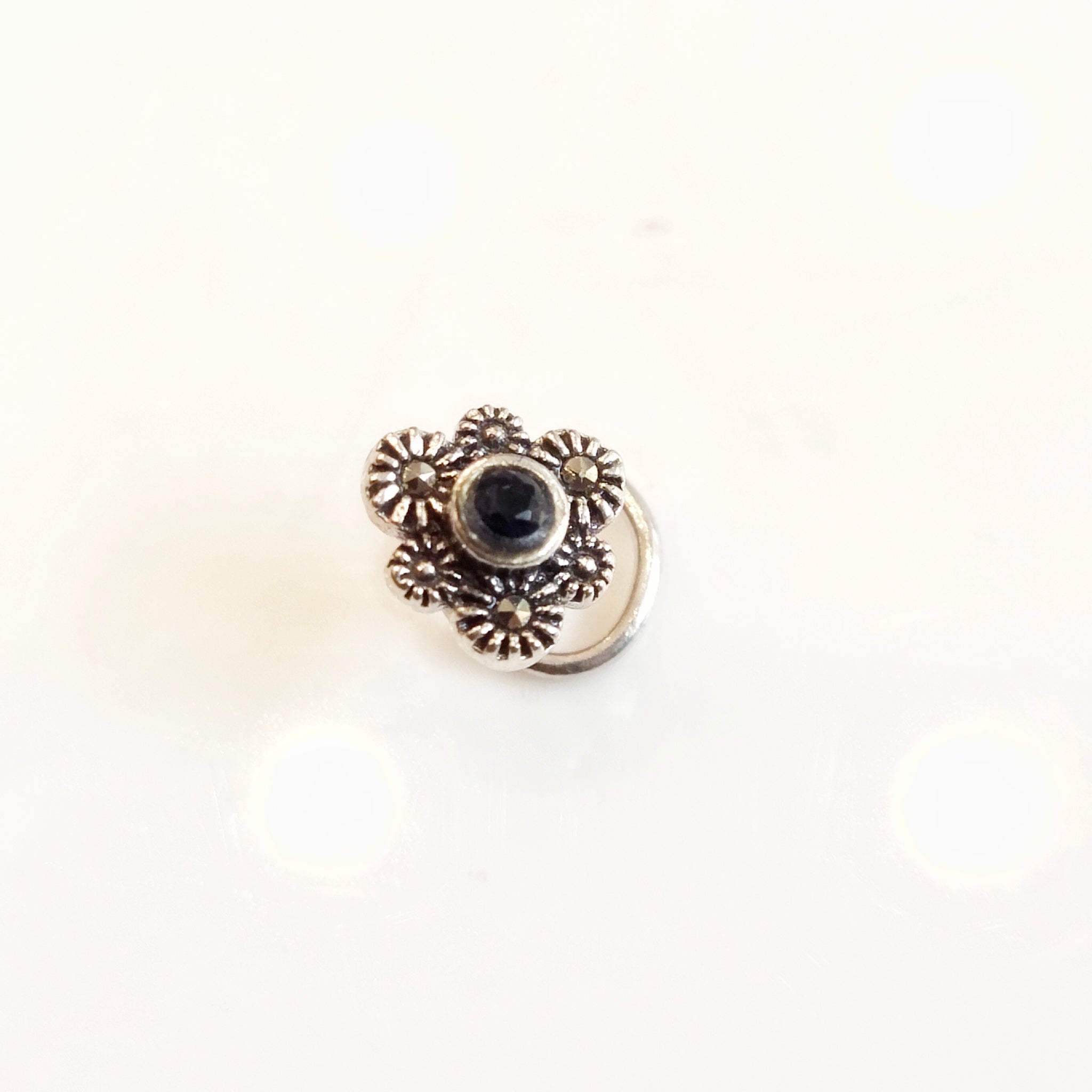 Asp 925 Silver Wire Nose Pin