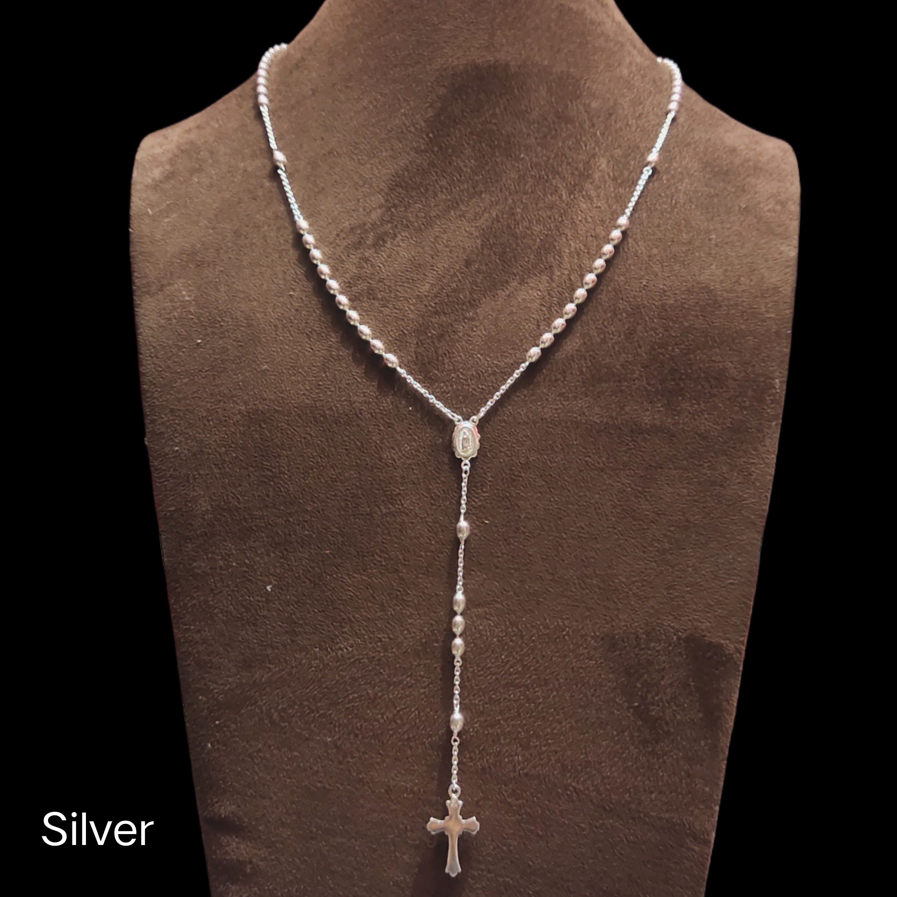 925 Sterling Silver Rosary Beads - Premium Prayer Beads for Spiritual Devotion