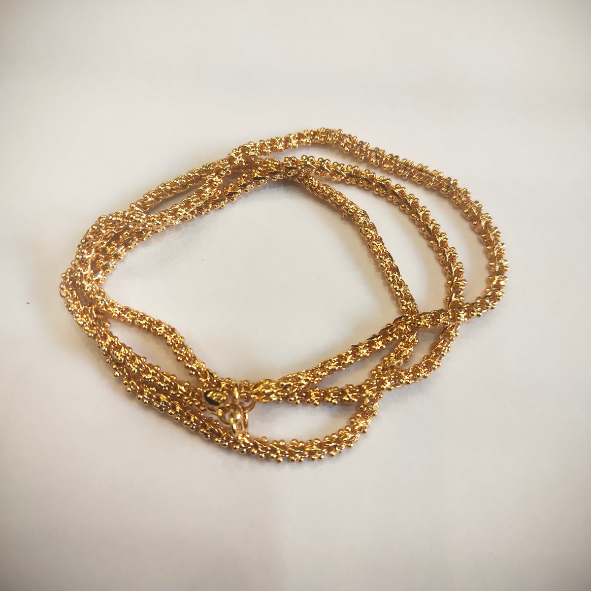 24K Gold Plated One Gram Chain for Women - 24 Inches | Elegant Design