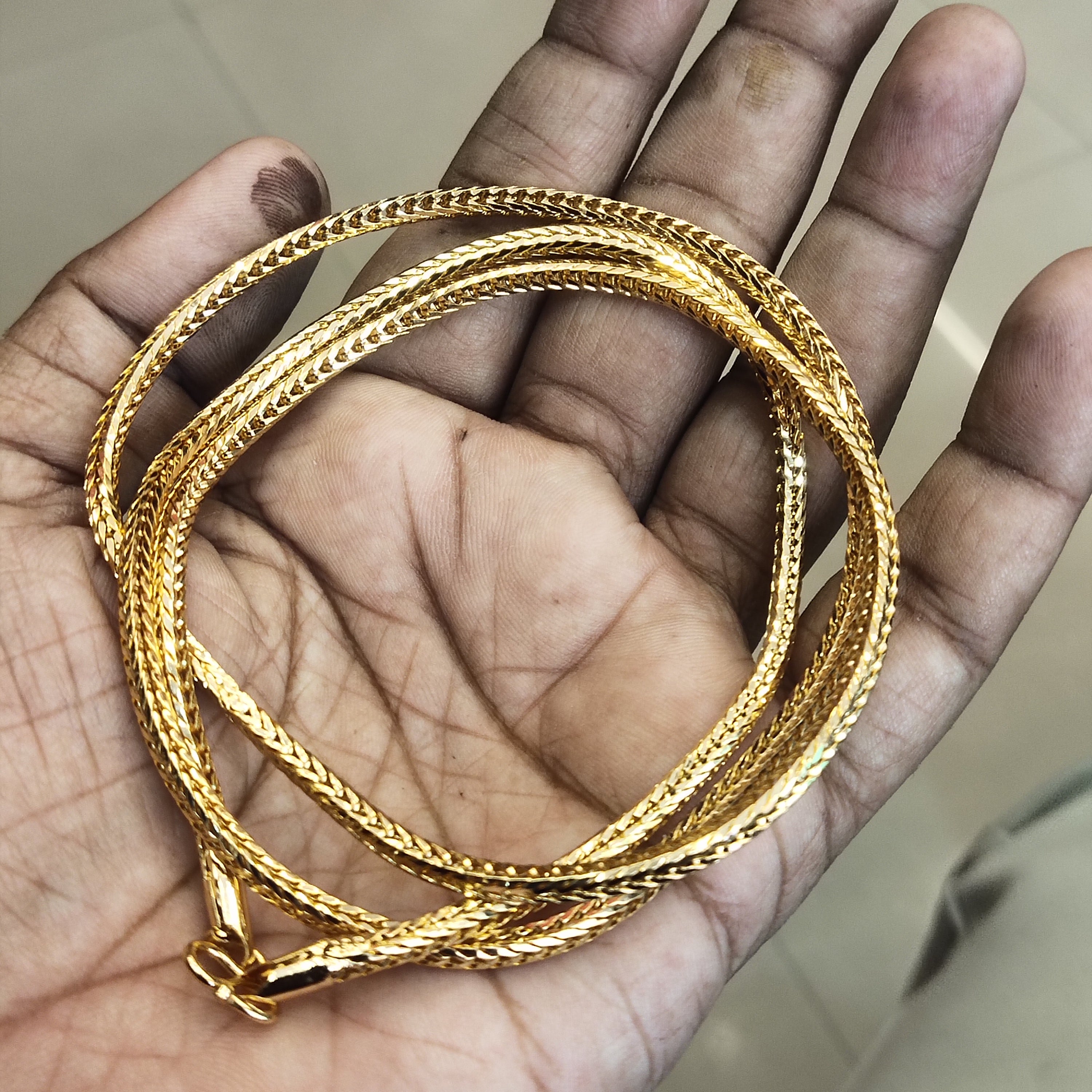 30 Inch 24K Gold Plated Chain - Anti-Tarnish Daily Wear