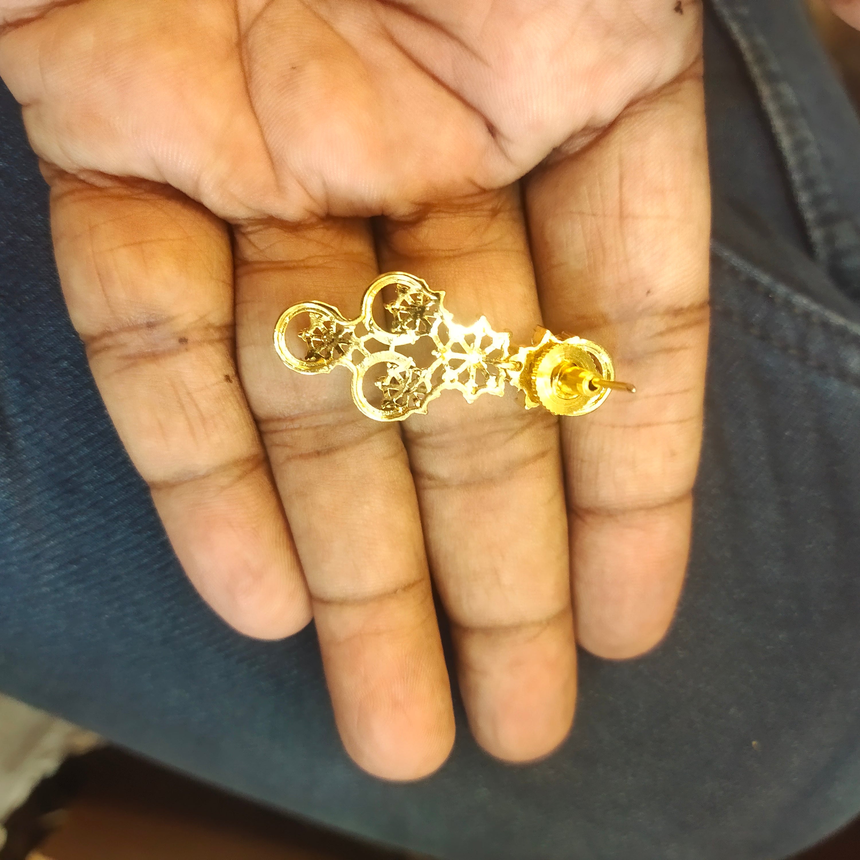 Sparkling White Zircon Necklace & Earring Set