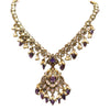 Asp Purple Victorian Zircon Necklace Set