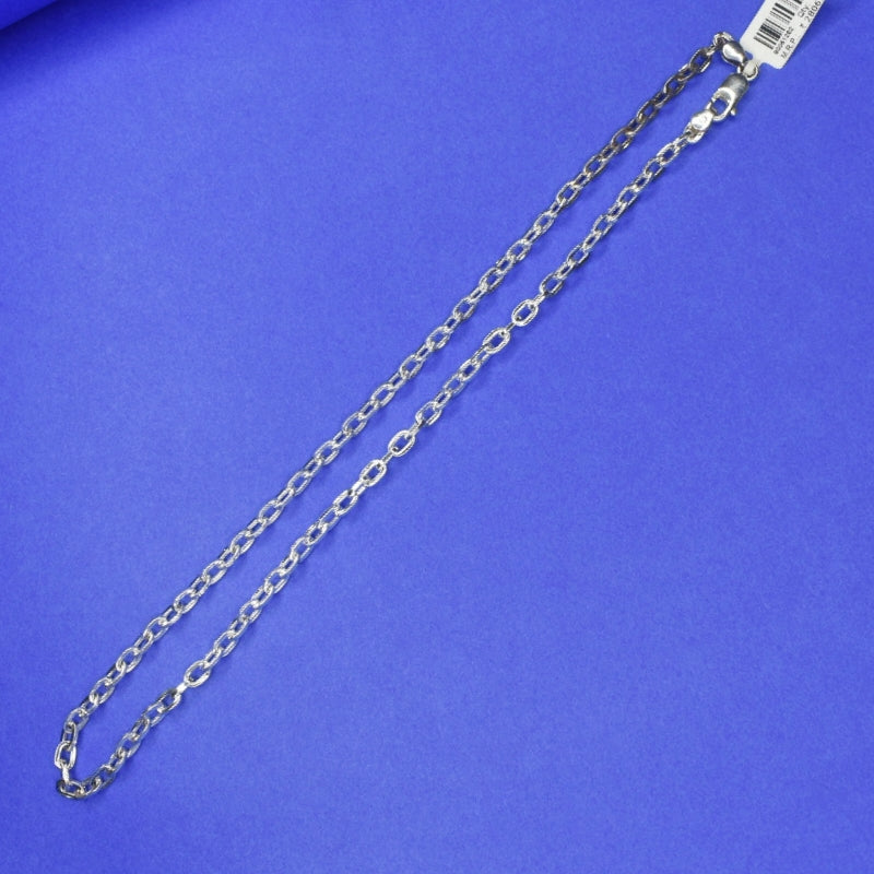 92.5 Sterling Silver Chain for Men & Boys - 20 Inch Lightweight (12g)