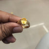 Yellow Sapphire Panchloha Ring - Men's Anti-Tarnish