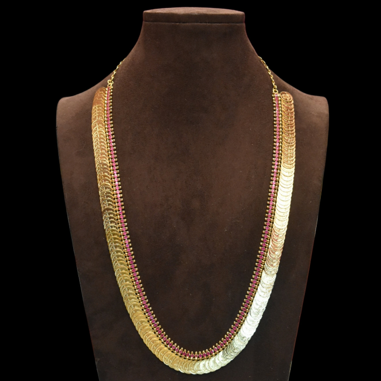 Asp 24 K Gold Plated Kasu Mala