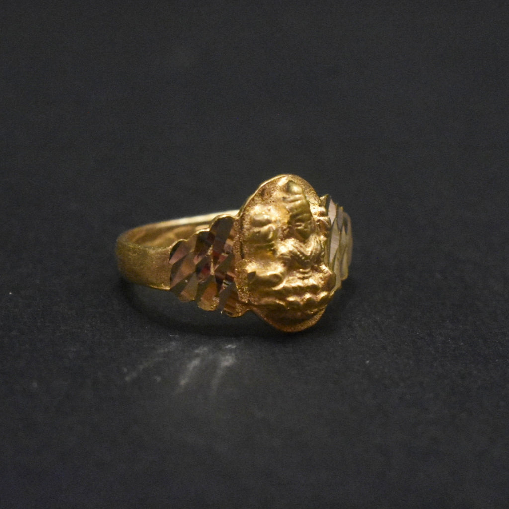 Panchaloha Goddess Laxmi Ring for Women - Handcrafted