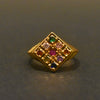 24K Gold Plated Navratna Ring for Men
