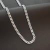 Asp 925 Silver Cuban Zircon Chain For Men